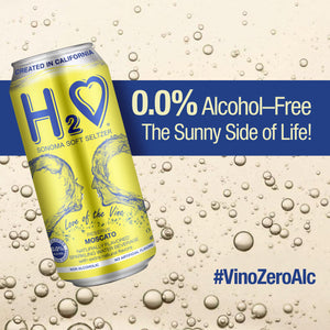 H2o® Sparkling Moscato 0.0% Alc, Refreshment, Limited Vintage, California, 24-Pack